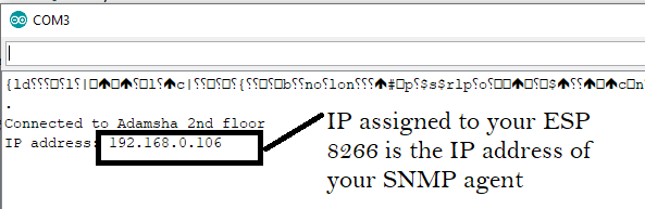 nodemcu SNMP agent address